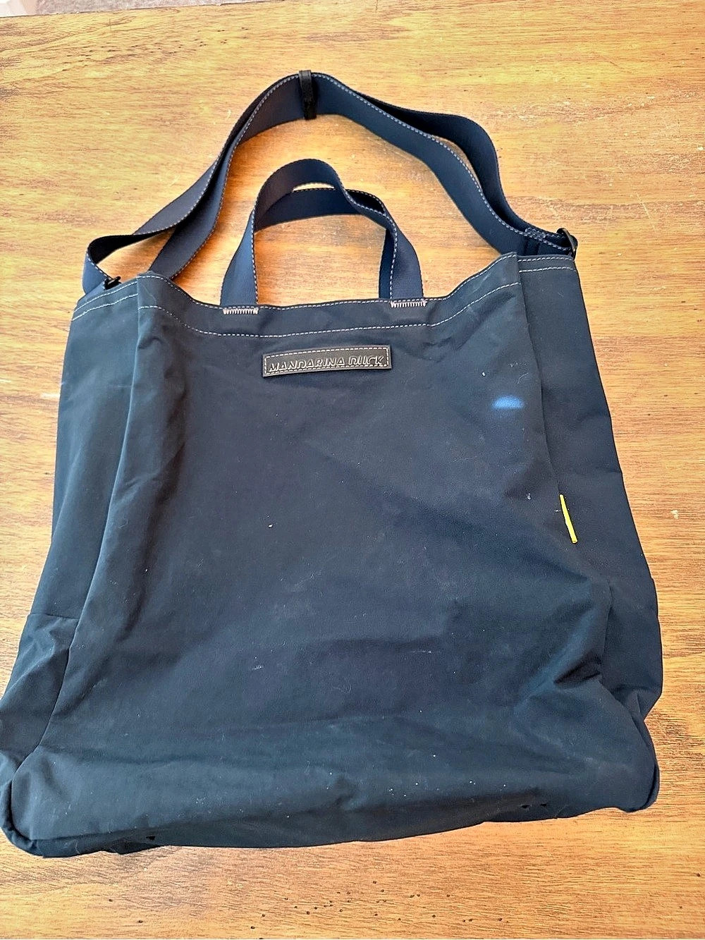 Mandarina Duck Dark Blue Tote Bag